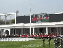 Gladi Parsial HUT ke-81 RI Digelar, Mensesneg dan Seskab Tinjau Persiapan di Istana