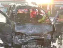Mobil Terbakar saat Isi BBM di SPBU Bogor, Diduga Korsleting Aki