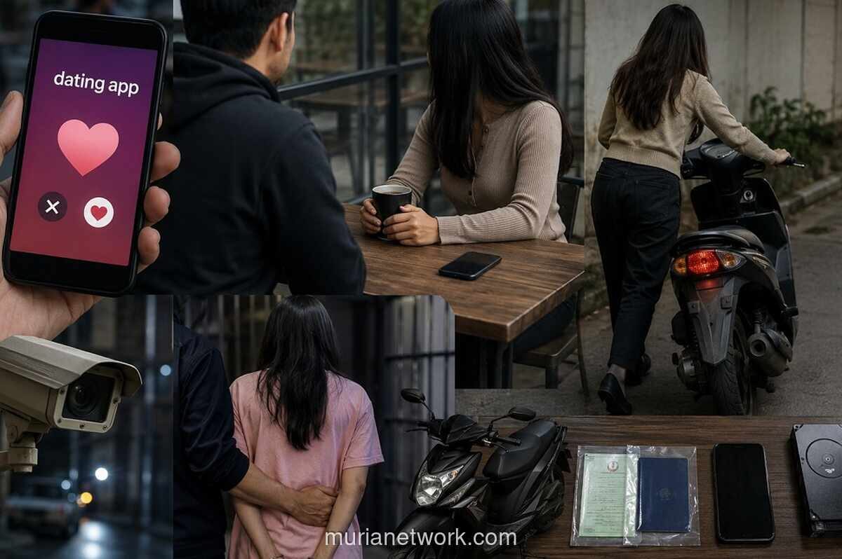 Kenalan di Aplikasi Kencan, Perempuan di Jakbar Gondol Motor Teman Kencannya