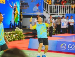 Kapolri dan Menteri ESDM Adu Smash di Laga Penutup Kapolri Cup 2026