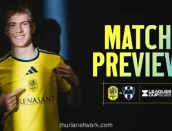 Monterrey dan Nashville SC Berduel demi Tiket Perempat Final Leagues Cup
