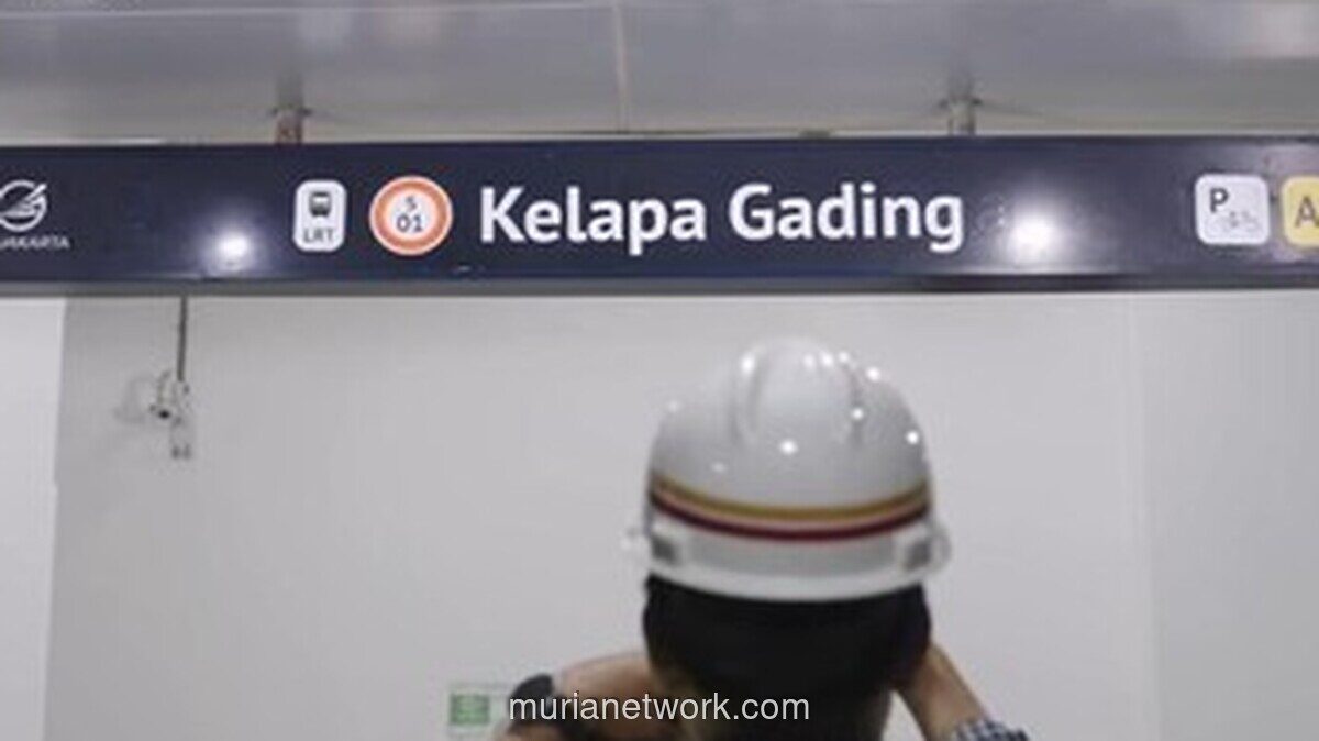 Pramono Ubah Nama Stasiun LRT Pegangsaan Dua Jadi Kelapa Gading