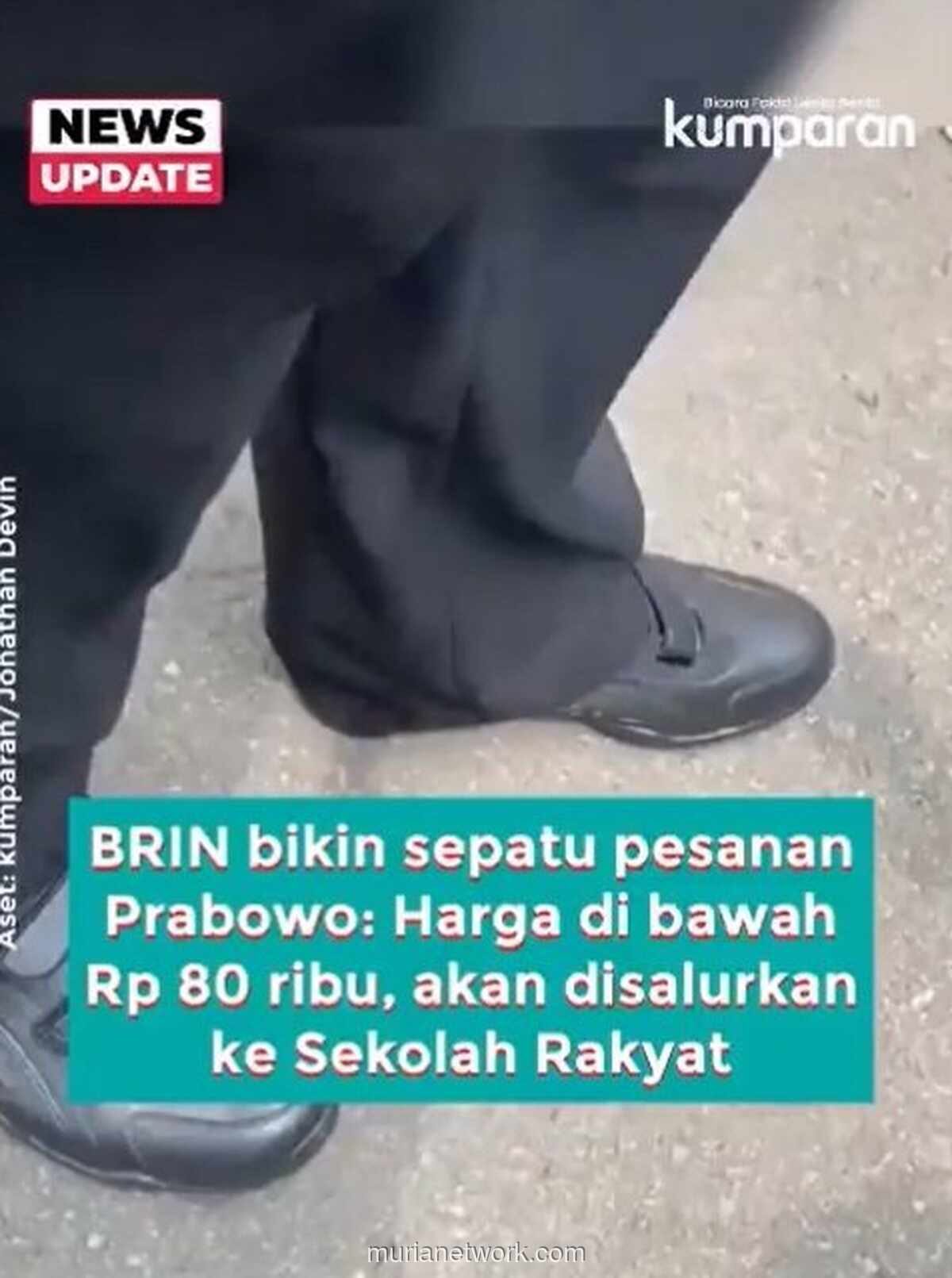 BRIN Bikin Sepatu Karet Pesanan Prabowo, Warganet: Dulu Bisa Bikin Pesawat