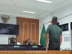 Oknum TNI Dituntut Dua Tahun Penjara atas Penipuan Calon Siswa Secata
