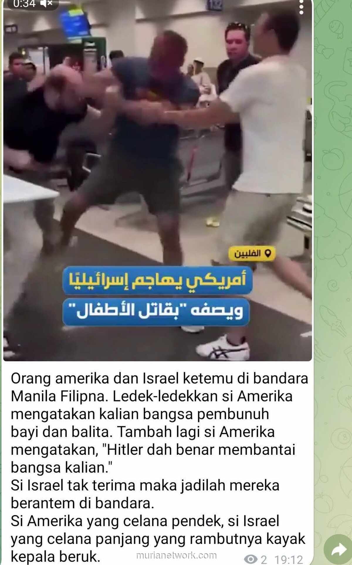 Warga AS dan Israel Terlibat Perkelahian di Bandara Manila