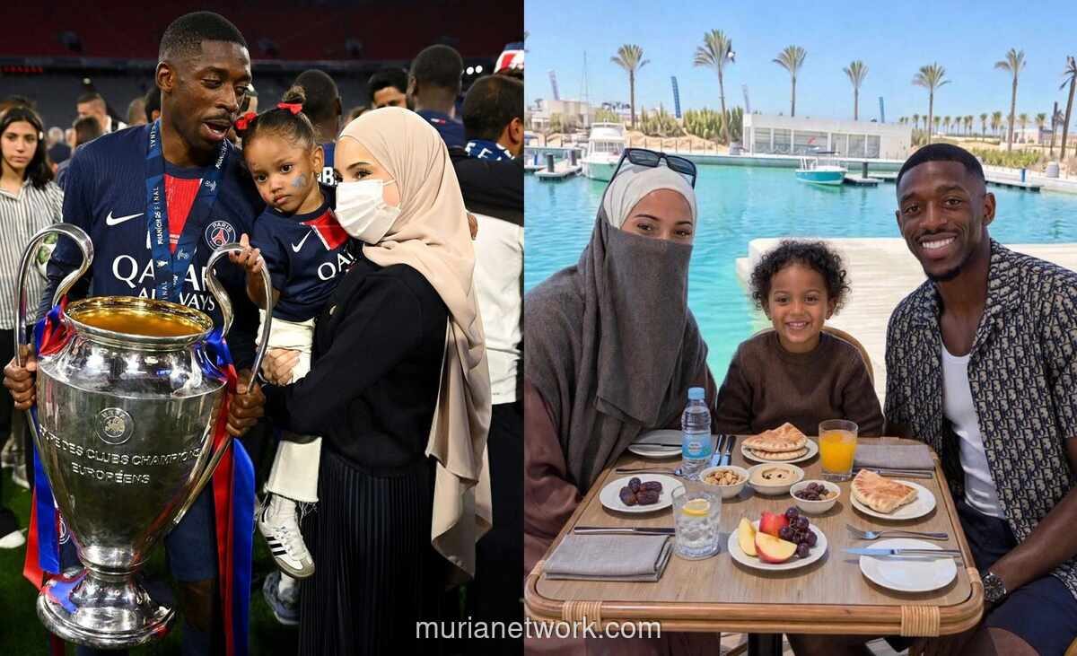Dembélé Buka Suara soal Istri yang Selalu Bercadar: Wajah Cantiknya Hanya untuk Saya