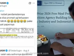 Makalah Usulan Nobel untuk Program MBG Berujung Polemik, Nama Prabowo Dicatut?