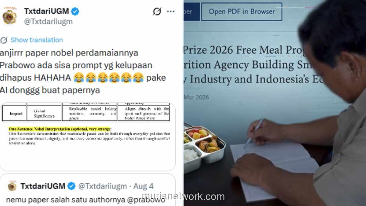 Makalah Usulan Nobel untuk Program MBG Berujung Polemik, Nama Prabowo Dicatut?