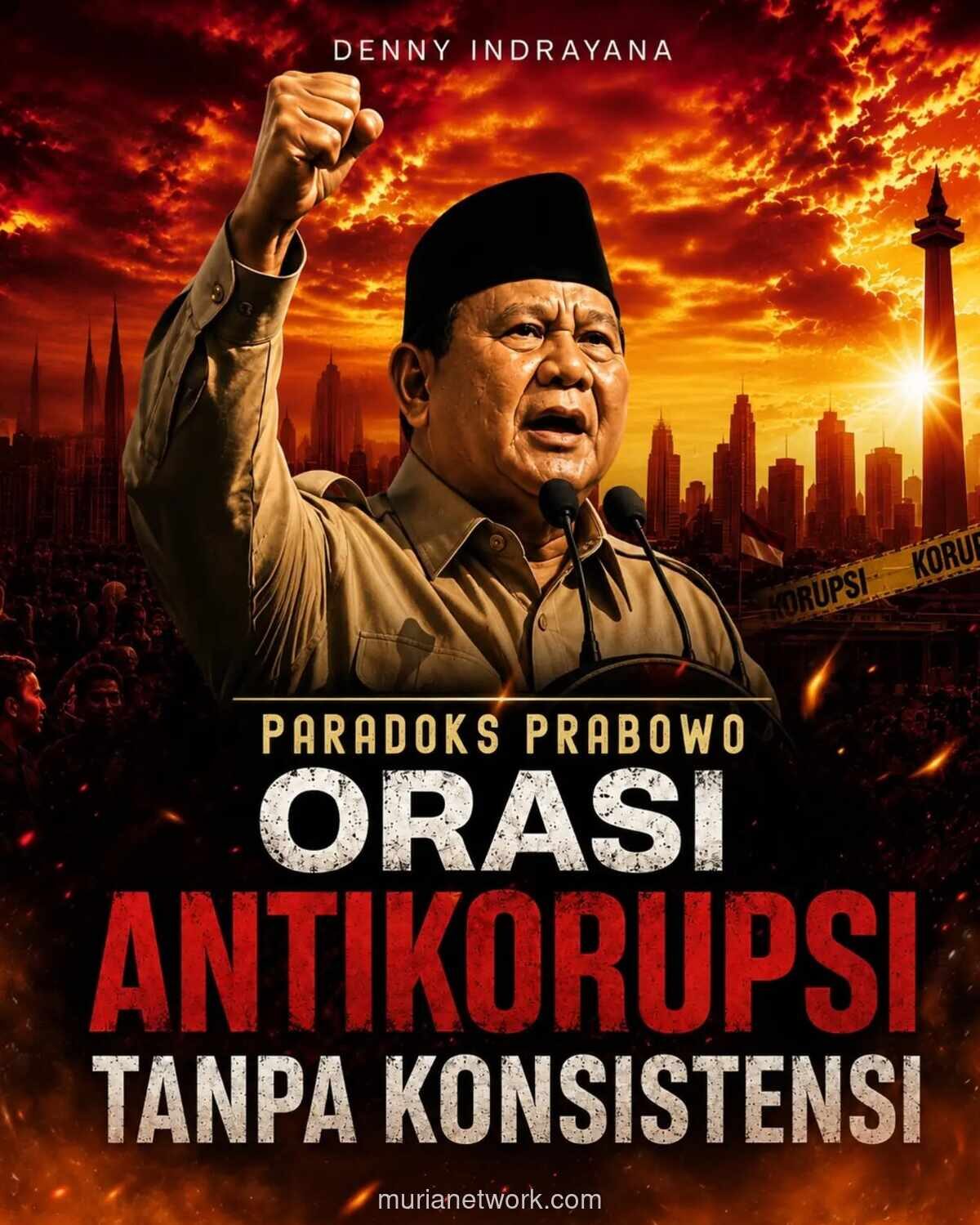 Paradoks Prabowo: Orasi Antikorupsi yang Tak Sejalan dengan Aksi