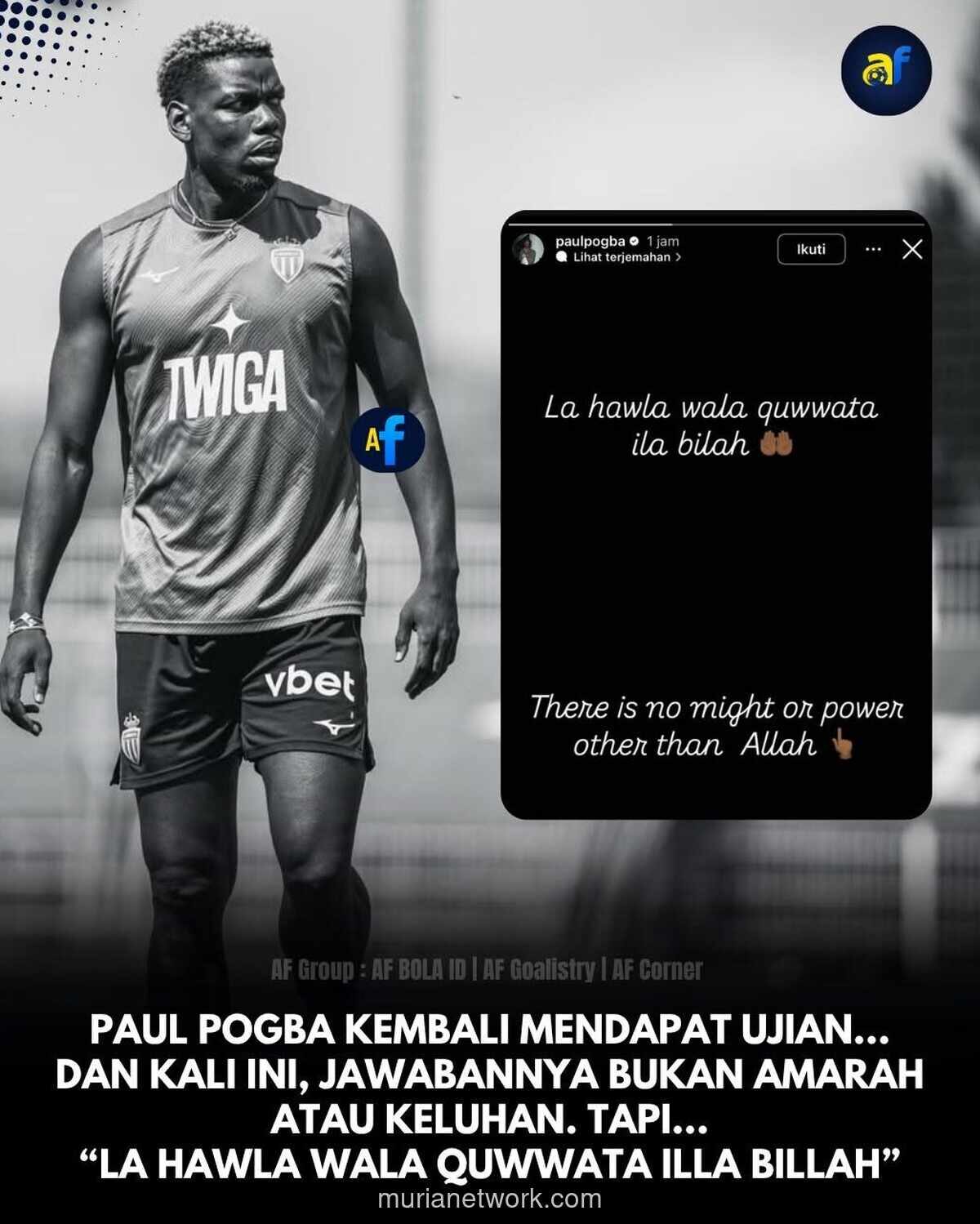 Cedera Hamstring Kambuh, Pogba Terancam Didepak AS Monaco