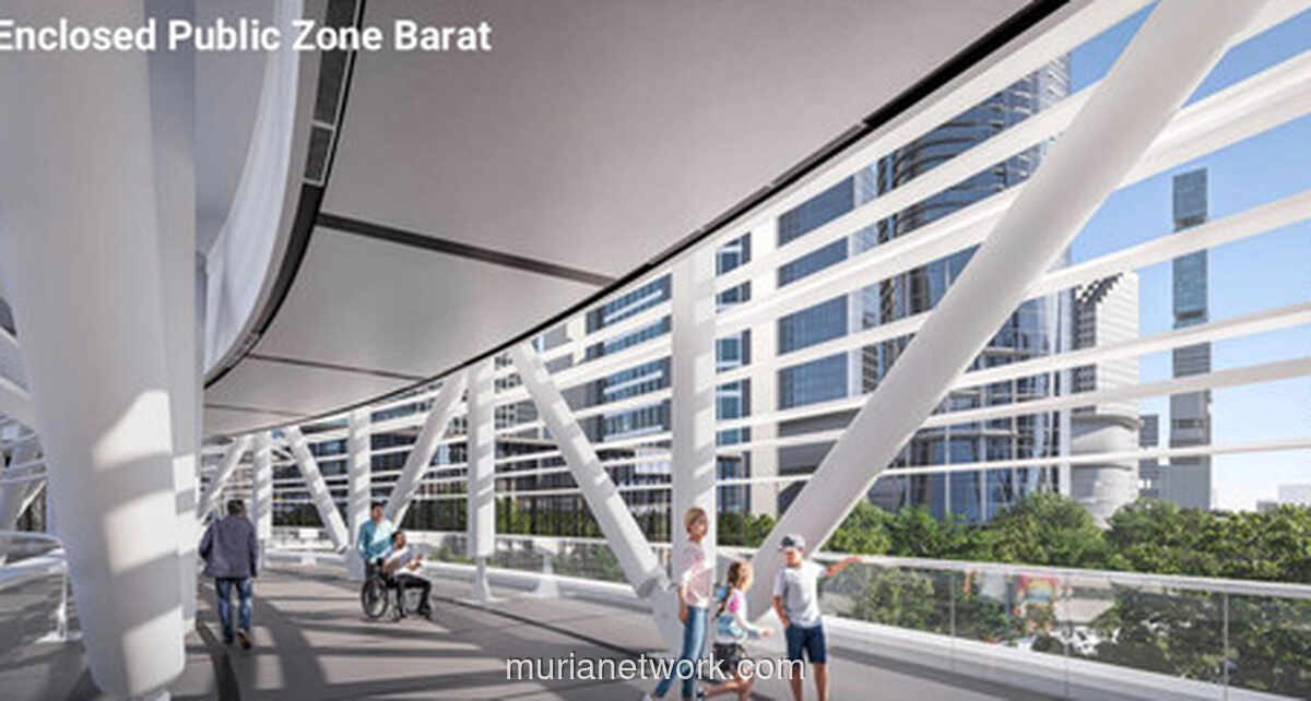 MRT Jakarta Targetkan Integrasi Enam Moda di Pedestrian Deck Dukuh Atas Rampung 2028