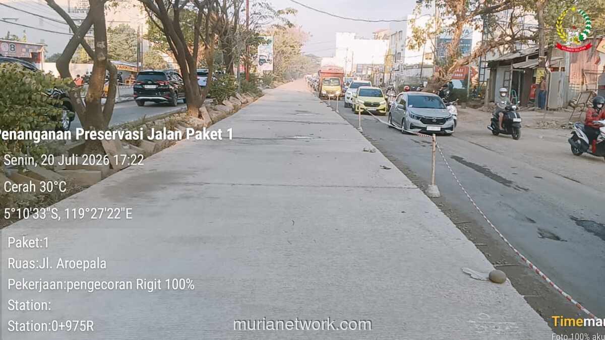 Pemprov Sulsel Pilih Beton untuk Jalan Aroepala, Aspal untuk Hertasning