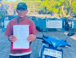 Sepeda Motor Curian Ditemukan di Pantai Lembeng Setelah Aksi Pencuri Viral