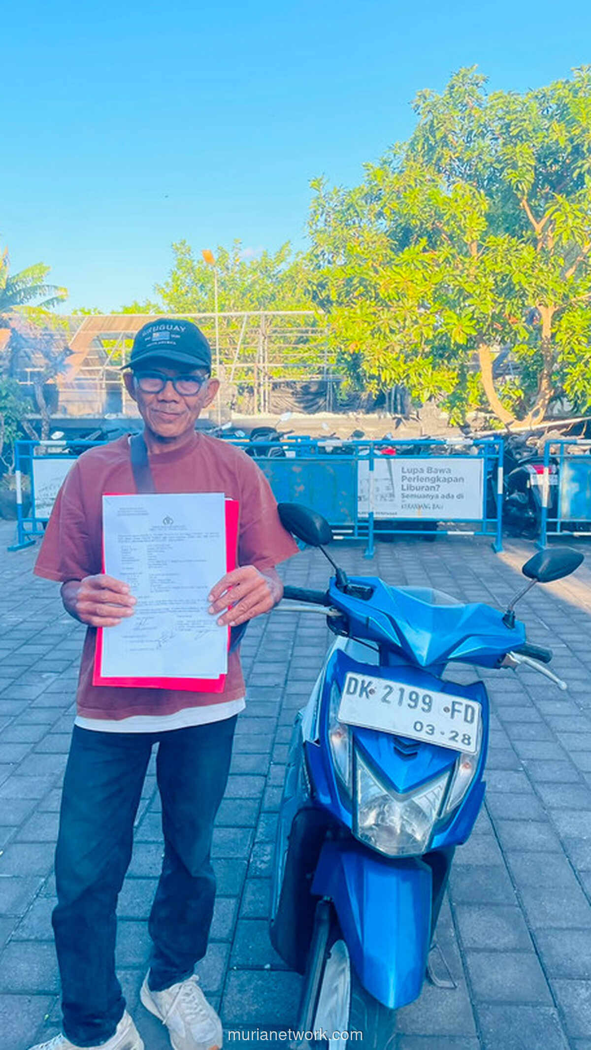 Sepeda Motor Curian Ditemukan di Pantai Lembeng Setelah Aksi Pencuri Viral
