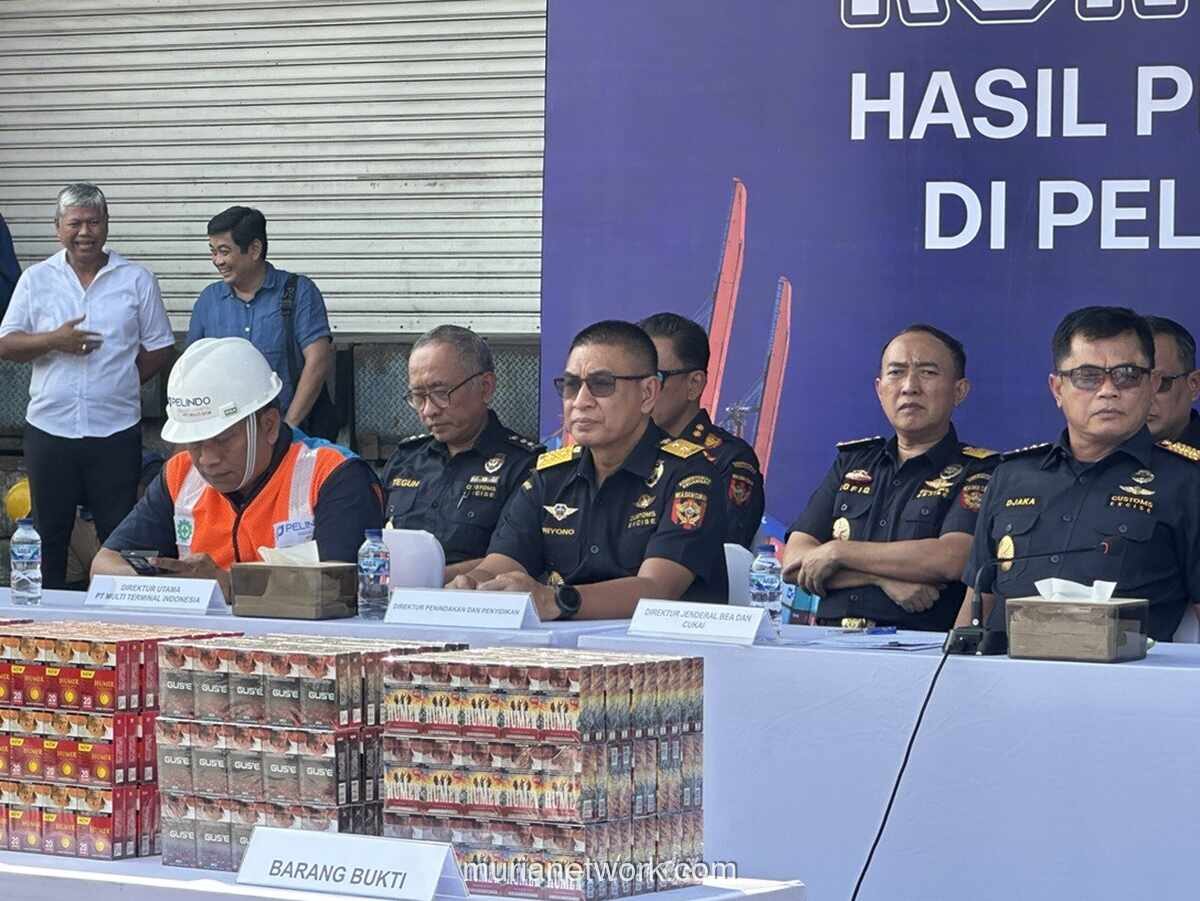 Bea Cukai Sita 1,2 Miliar Batang Rokok Ilegal hingga Juli 2026, Naik Hampir 100 Persen