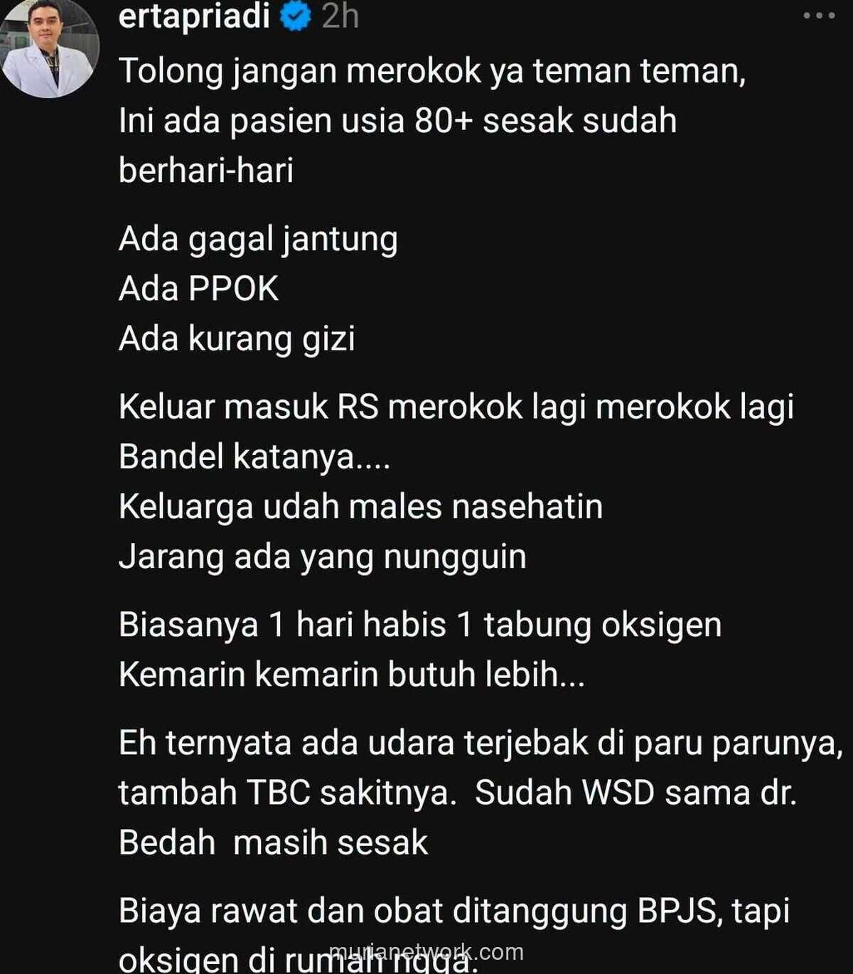 Perokok dan Prabowo, Sama-sama Sulit Dinasihati? Netizen Berseloroh