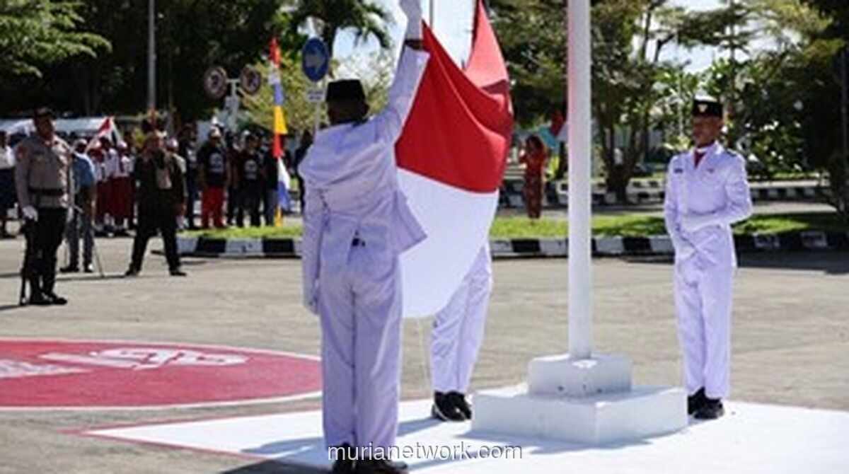 Peringatan HUT ke-81 RI di PLBN Skouw: Kedaulatan Negara Hadir di Garis Terdepan