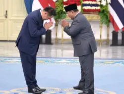 Prabowo Diapresiasi PM Thailand atas Dukungan Perdamaian di Perbatasan Selatan