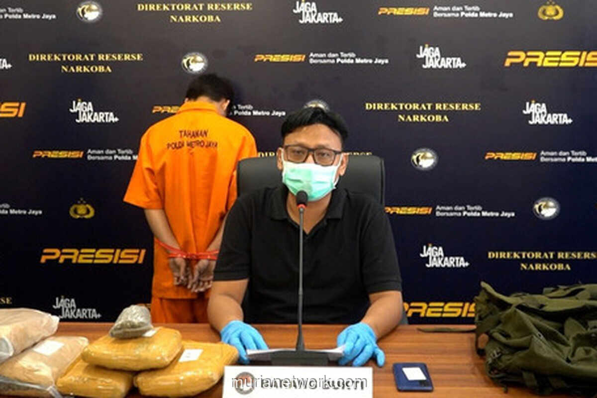 Polda Metro Gagalkan Pengiriman 3,4 Kg Ganja dari Sumatera Utara, Dua Kurir Ditangkap