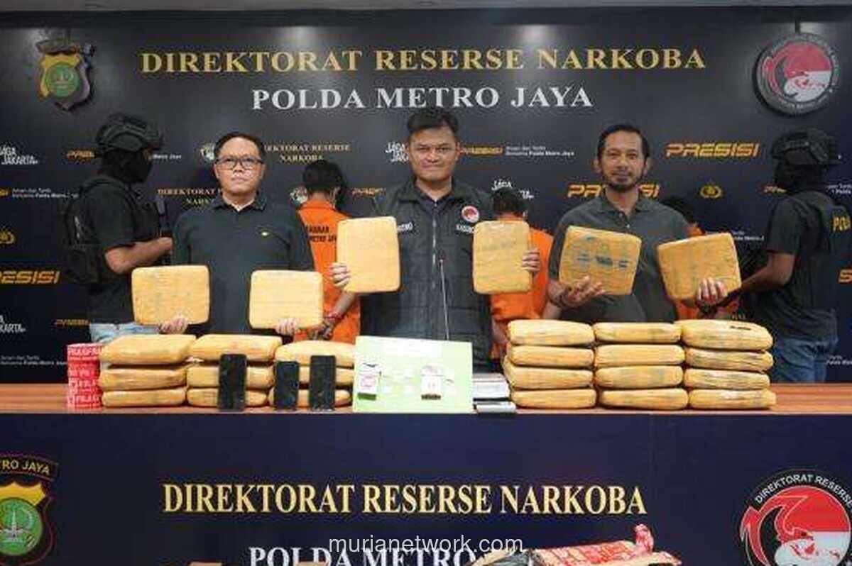 Polda Metro Bekuk Jaringan Narkoba di Jatinegara, Sita 27,96 Kg Ganja