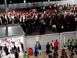 Polisi Militer Brasil Bubarkan Suporter Flamengo di Depan Stadion Mineirao