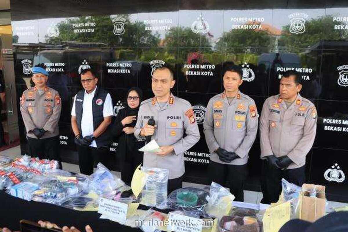Polres Metro Bekasi Kota Ungkap 99 Kasus Narkoba, 35 Ribu Obat Keras Disita