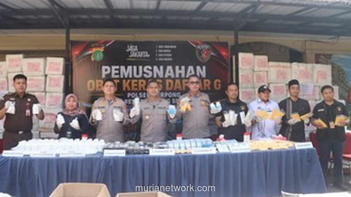Polisi Gagalkan Peredaran 46 Juta Butir Obat Keras Ilegal di Jakarta Timur