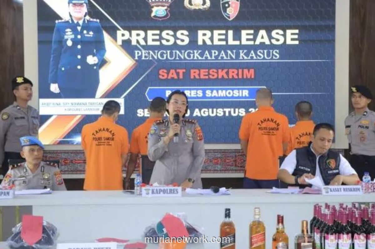 Polres Samosir Ungkap Tujuh Kasus, dari Penebangan Kayu hingga Penikaman