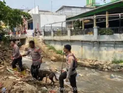 Polisi Sisir Kali Licin Cari Potongan Kaki Korban Mutilasi di Depok