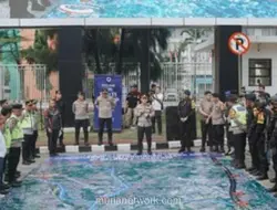 Polri Simulasikan Pengamanan Laga Internasional di Stadion Pakansari