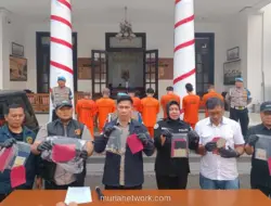 Polrestabes Bandung Bekuk Tujuh Pelaku Curanmor dalam Lima Kasus