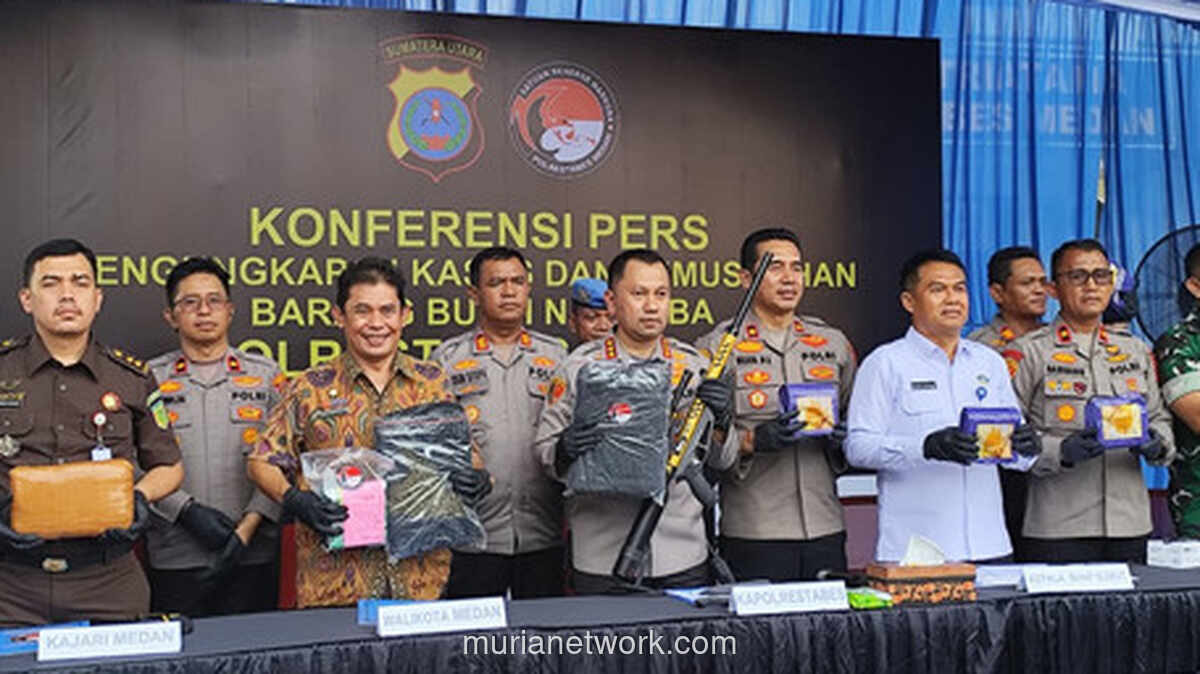 Polrestabes Medan Musnahkan 29 Kg Sabu dan Ribuan Pod Vaping Liquid