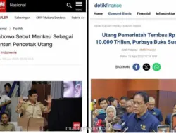 Utang Pemerintah Tembus Rp10.293 Triliun, Prabowo Diingatkan Pernah Nyinyir