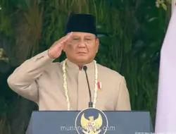 Prabowo Minta Komandan Upacara dan Seluruh Komandan Satuan Menghadap Usai Upacara