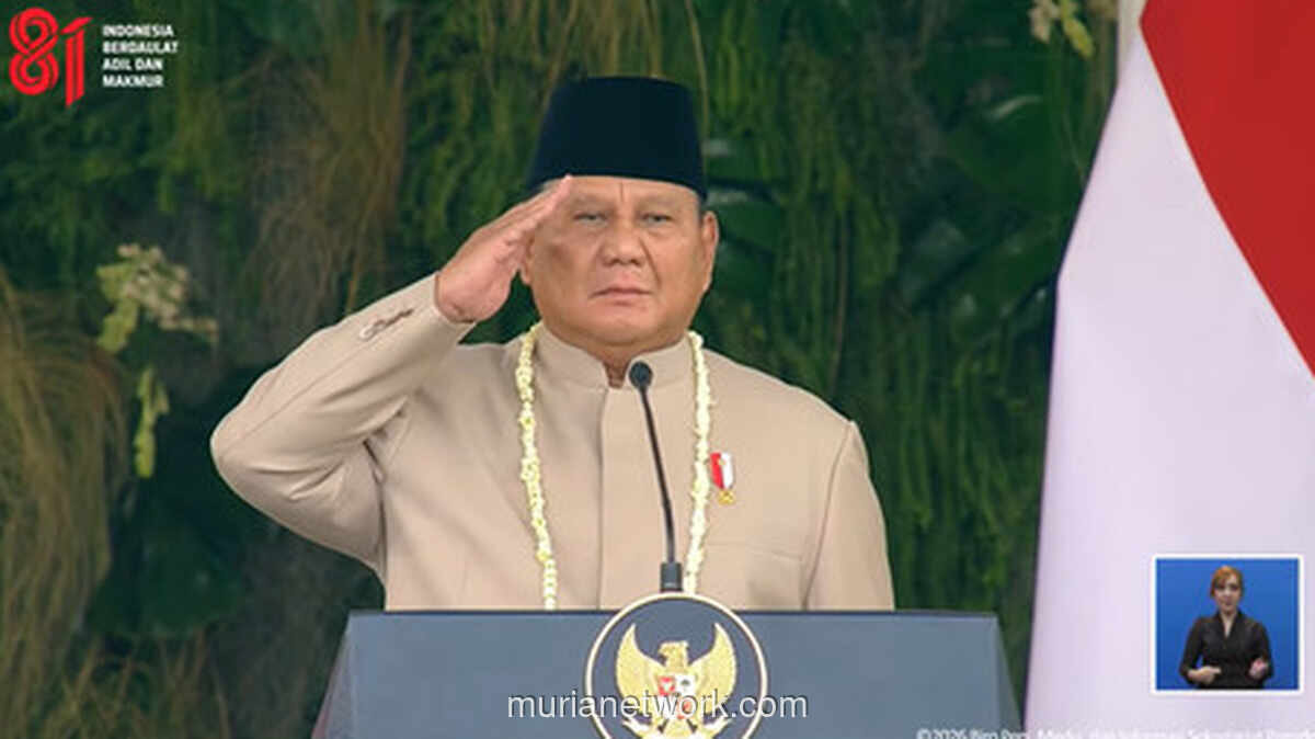 Prabowo Minta Komandan Upacara dan Seluruh Komandan Satuan Menghadap Usai Upacara
