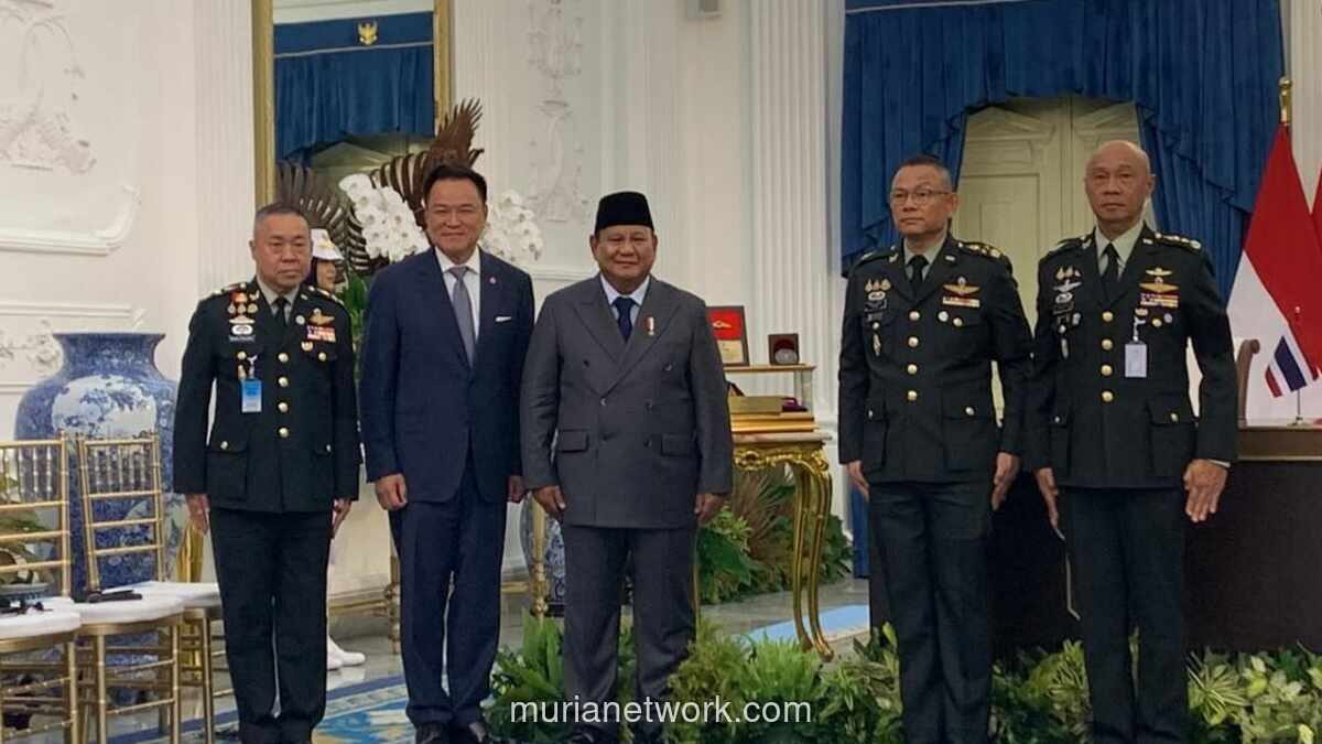 Prabowo Terima Tanda Kehormatan dari Militer Thailand, Disebut Ikon yang Dikagumi Para Jenderal Muda