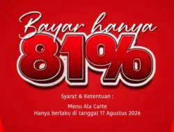 Rayakan HUT ke-81 RI, Claro Hotel Beri Diskon 19 Persen untuk Menu Ala Carte