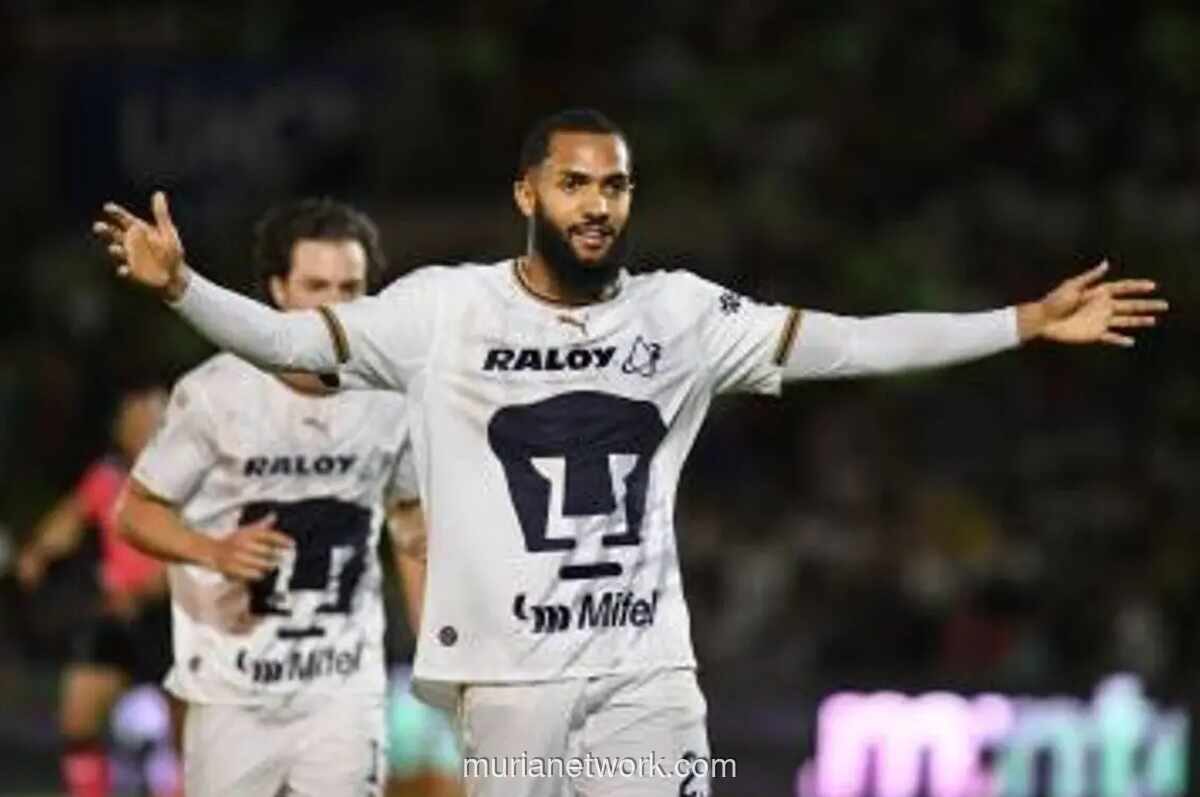 Pumas UNAM Hancurkan FC Juarez 5-1, Juninho Cetak Hat-trick