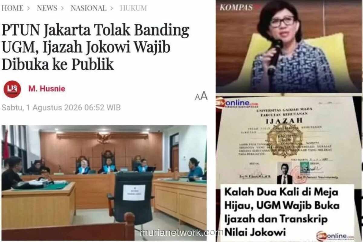 Gugatan Dikabulkan KIP dan PTUN, BONJOWI Desak UGM Buka Ijazah Jokowi