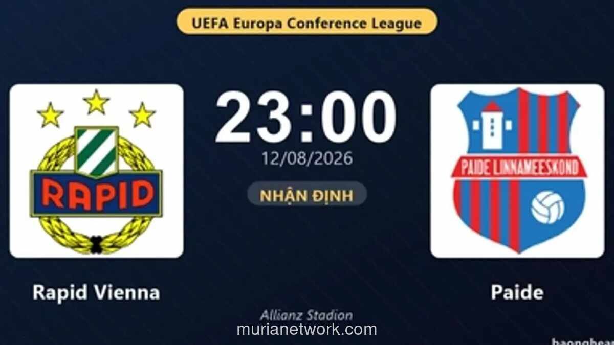 Rapid Vienna Incar Kemenangan Keempat Beruntun saat Menjamu Paide FC