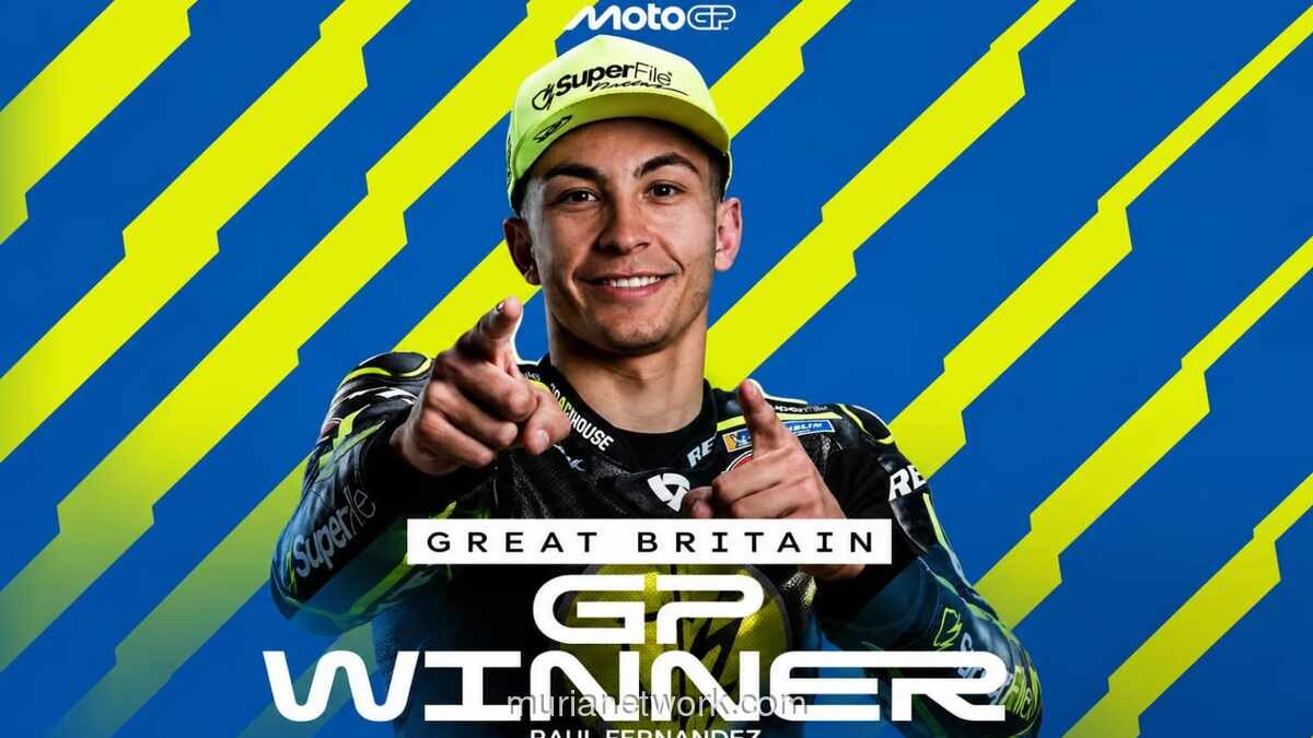 Raul Fernandez Menangi MotoGP Inggris, Kemenangan Perdana Musim Ini