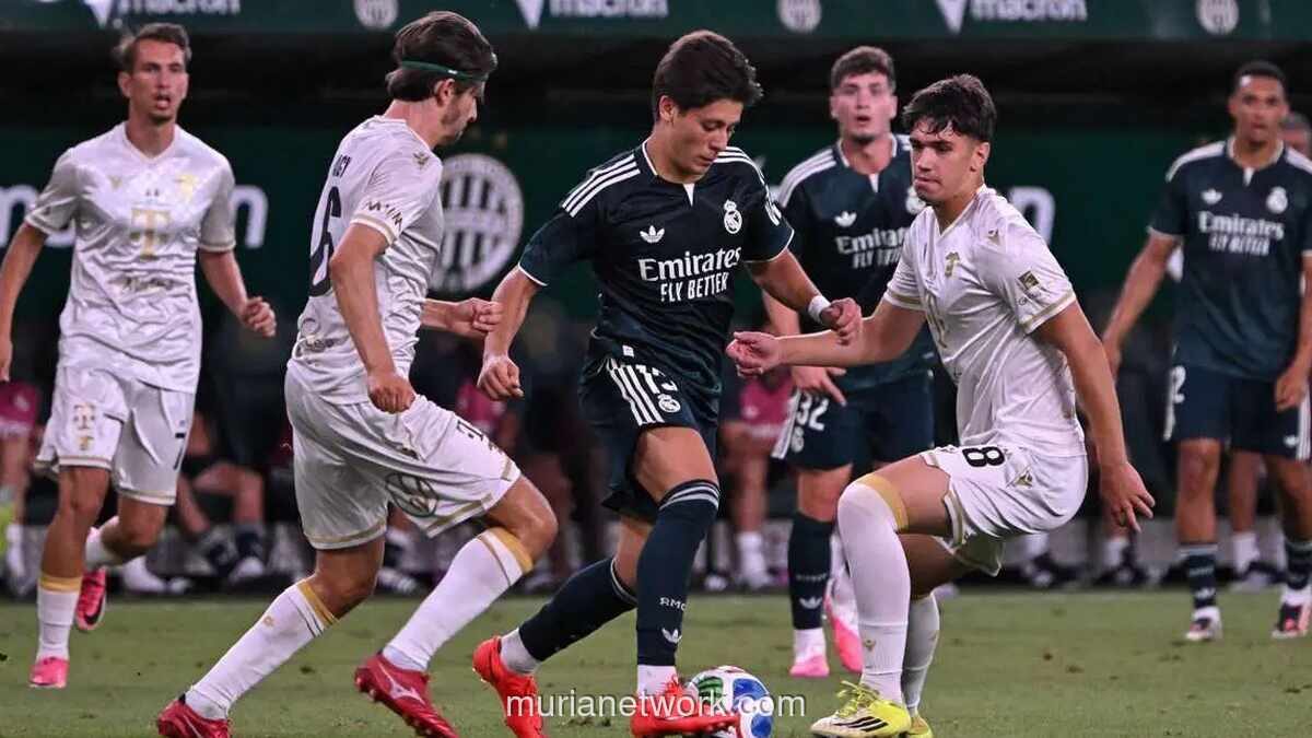 Arda Guler Bersinar di Kemenangan Uji Coba Real Madrid atas Ferencvaros