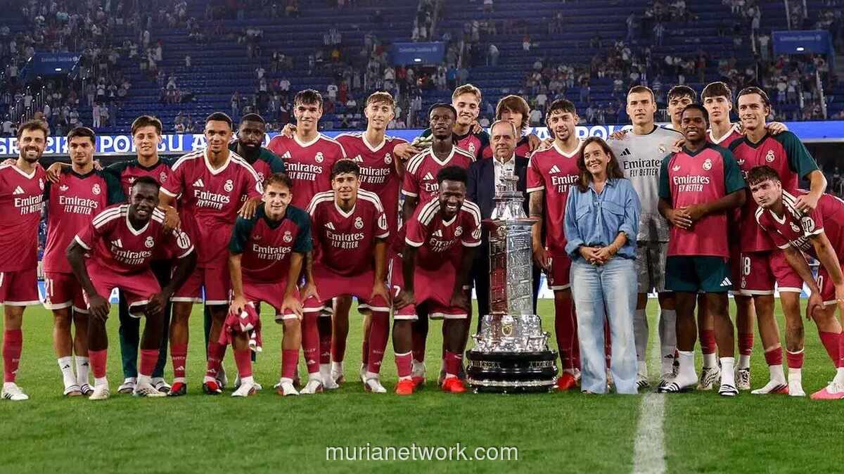 Gol Tunggal Brahim Diaz Bawa Real Madrid Raih Trofi Teresa Herrera