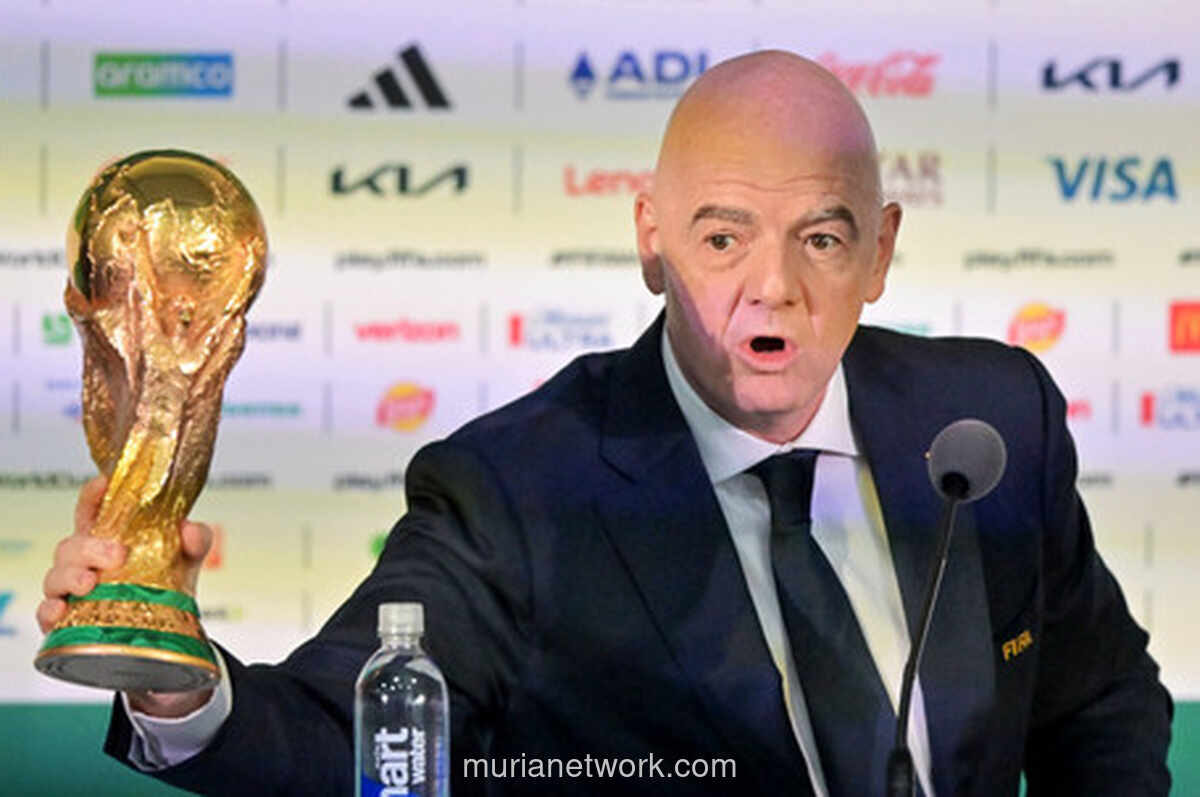FIFA Batalkan Rencana Jual Saham Komersial Piala Dunia