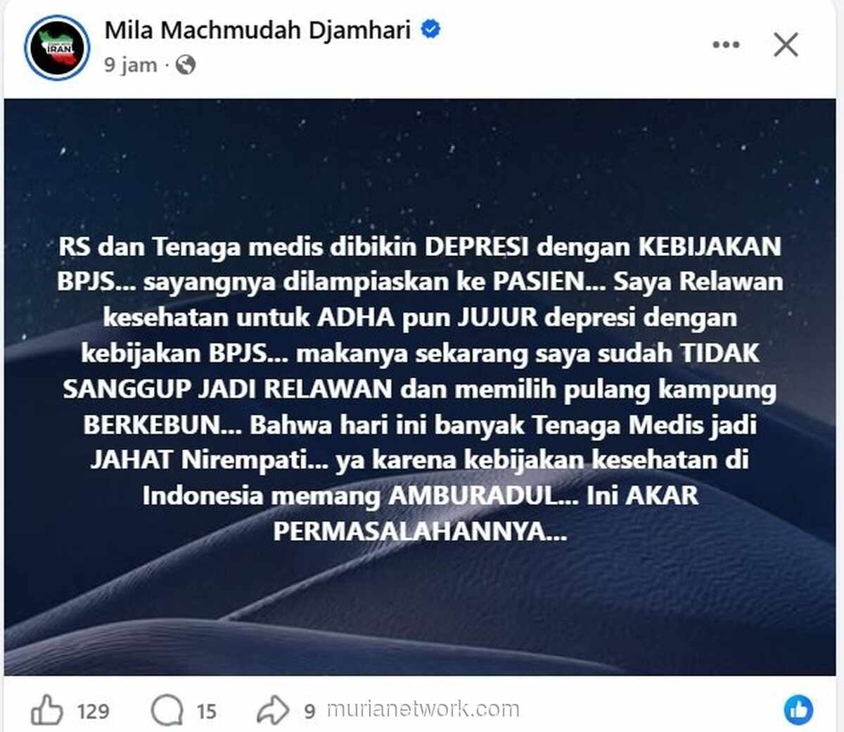 Tekanan Kebijakan BPJS Picu Depresi Tenaga Medis dan Rumah Sakit