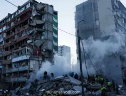 Rusia Manfaatkan Tekanan Pertahanan Udara Ukraina, 12 Tewas dalam Serangan Rudal Balistik