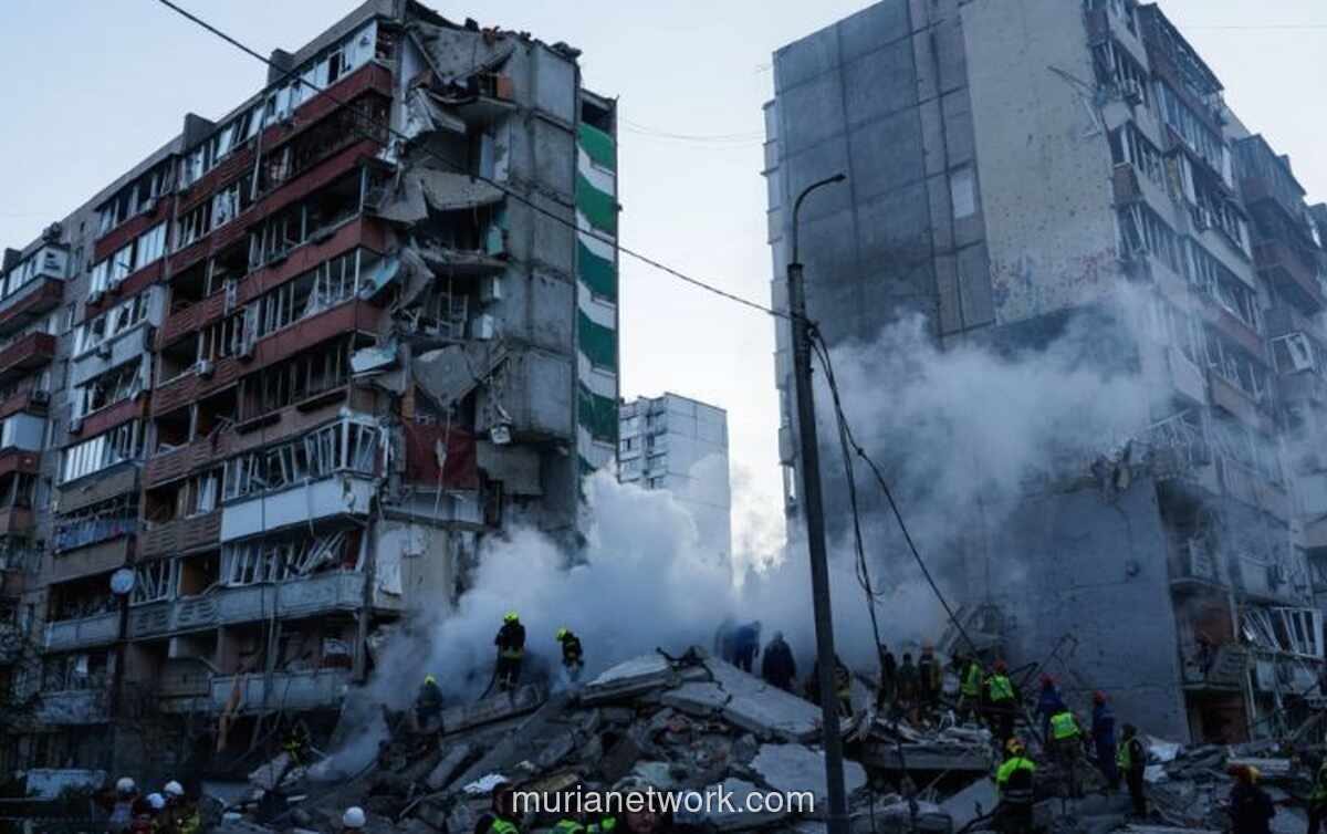 Rusia Manfaatkan Tekanan Pertahanan Udara Ukraina, 12 Tewas dalam Serangan Rudal Balistik