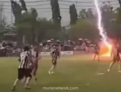 Petir Sambar Lapangan Sepak Bola di Thailand, Satu Pemain Tewas