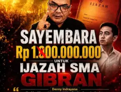 Denny Indrayana Siapkan Hadiah Rp100 Juta bagi yang Bisa Tunjukkan Ijazah SMA Gibran