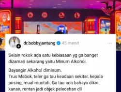 Dokter Bobby: Alkohol Sama Bahayanya dengan Rokok, Bisa Rusak Organ Vital